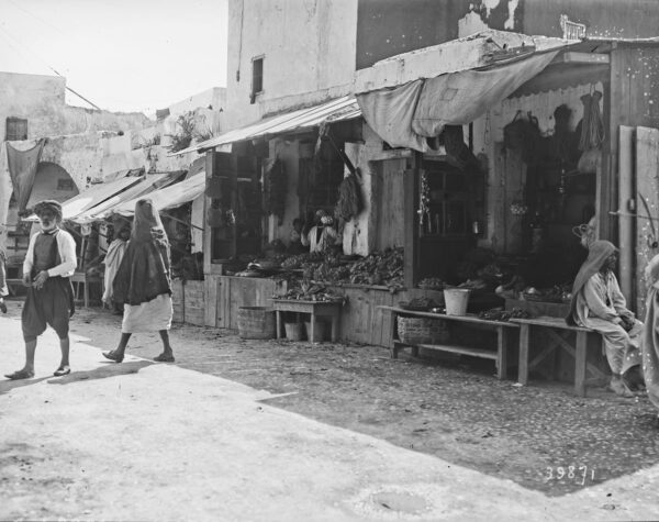 Bizerte 1914, rue commerçante
