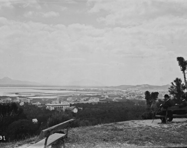 Golf de Carthage, vue générale de Tunis 1912