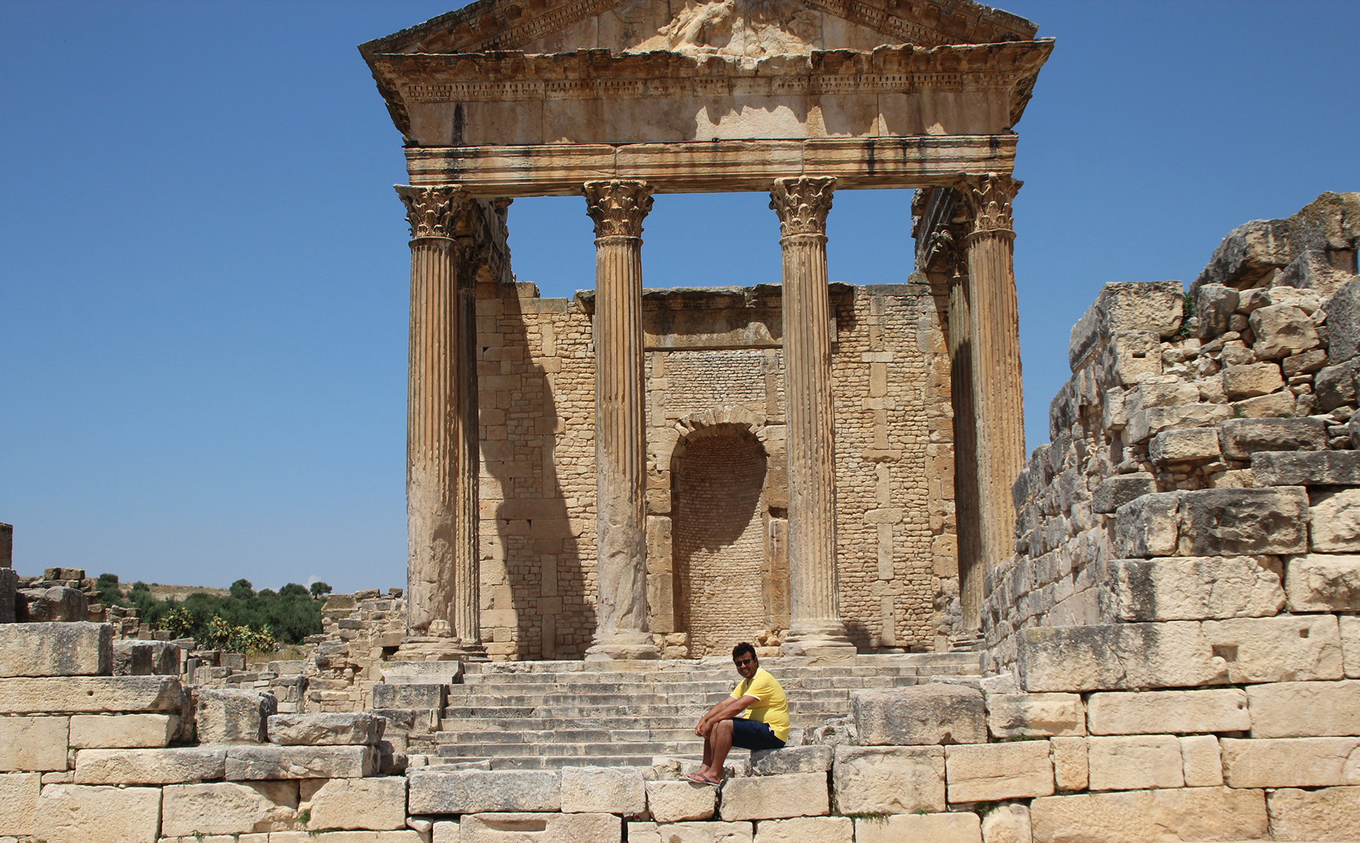 Théâtre de Dougga en Tunisie